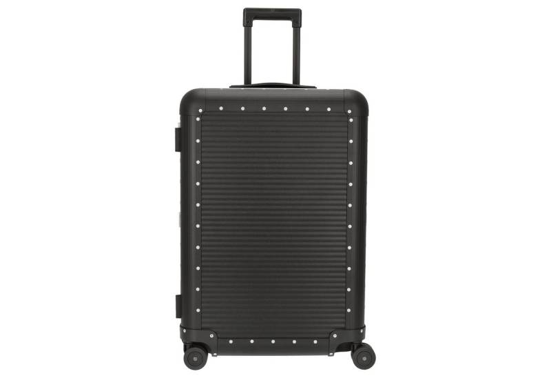 FPM Koffer Milano Bank aluminum Spinner 68 - 4-Rollen-Trolley 66 cm (caviar, 4 Rollen Rollen von FPM
