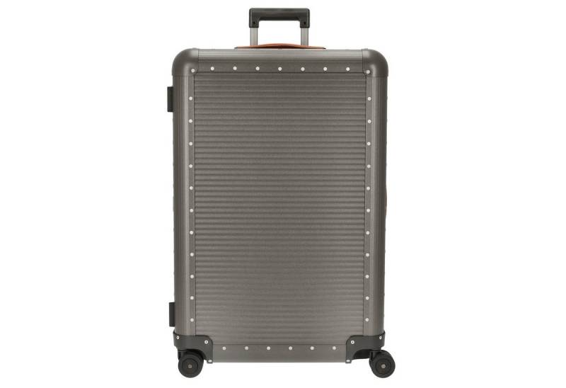 FPM Koffer Milano Bank aluminum Spinner 76 - 4-Rollen-Trolley 75 cm (steel grey), 4 Rollen Rollen von FPM
