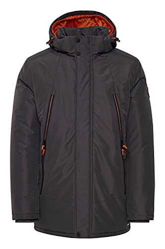 FQ1924 Abbe Herren Übergangsjacke Parka leichte Winterjacke, Größe:L, Farbe:Asphalt (190201) von FQ1924
