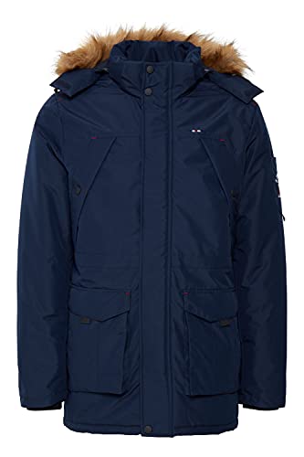 FQ1924 Aegir Herren Winterparka Parka Winterjacke mit Stehkragen, Größe:S, Farbe:Navy Blazer (193923) von FQ1924