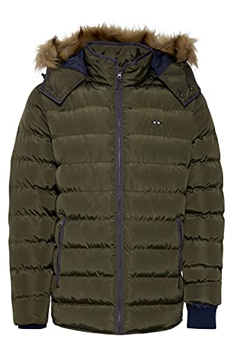 FQ1924 Aksel Steppjacke Herren Winterjacke Jacke mit Kapuze mit Kunstfell, Größe:XXL, Farbe:Deep Depths (190413) von FQ1924