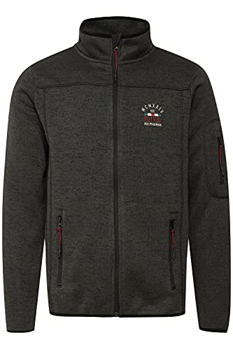 FQ1924 Bikker Herren Fleecejacke Sweatjacke Jacke mit Stehkragen, Größe:L, Farbe:Charcoal Mix (200278) von FQ1924