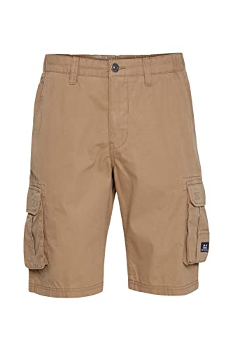 FQ1924 FQArin Herren Cargo Shorts Bermuda Kurze Hose elastischer Bund mit Kordeln und Stretch Regular Fit, Größe:XL, Farbe:Coriander (171113) von FQ1924