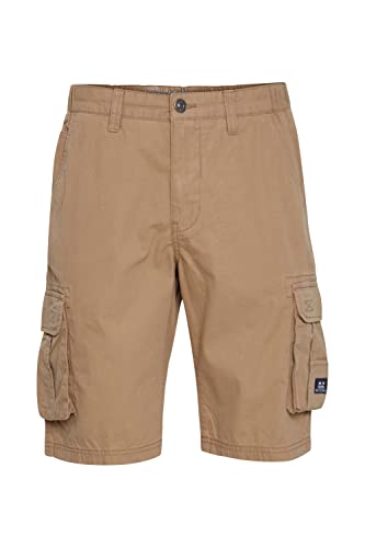 FQ1924 FQArin Herren Cargo Shorts Bermuda Kurze Hose elastischer Bund mit Kordeln und Stretch Regular Fit, Größe:L, Farbe:Coriander (171113) von FQ1924