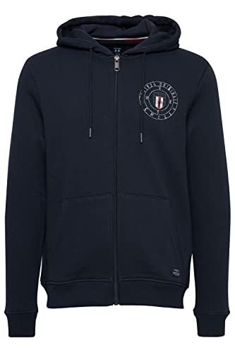 FQ1924 FQBirger Herren Sweatjacke Kapuzenjacke Hoodie mit Kapuze und Print, Größe:2XL, Farbe:Salute (194011) von FQ1924