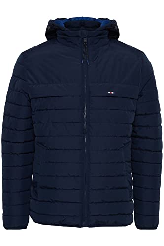 FQ1924 FQDamian Herren Steppjacke Übergangsjacke Jacke Leicht gesteppte Winterjacke mit Kapuze Regular Fit, Größe:2XL, Farbe:Navy Blazer (193923) von FQ1924