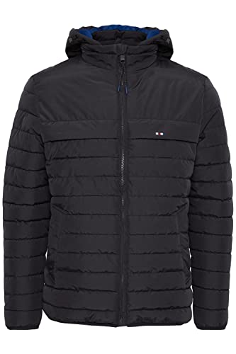 FQ1924 FQDamian Herren Steppjacke Übergangsjacke Jacke Leicht gesteppte Winterjacke mit Kapuze Regular Fit, Größe:M, Farbe:Asphalt (190201) von FQ1924