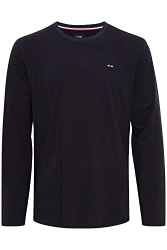 FQ1924 FQDilan Herren Longsleeve Langarmshirt Shirt mit Rundhals-Ausschnitt, Größe:M, Farbe:Black Beauty (193911) von FQ1924