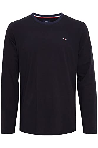 FQ1924 FQDilan Herren Longsleeve Langarmshirt Shirt mit Rundhals-Ausschnitt, Größe:XL, Farbe:Black Beauty (193911) von FQ1924