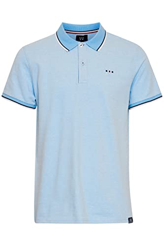 FQ1924 FQEvander Herren Poloshirt Polohemd T-Shirt mit Knopfleiste, Größe:L, Farbe:Powder Blue (144214) von FQ1924