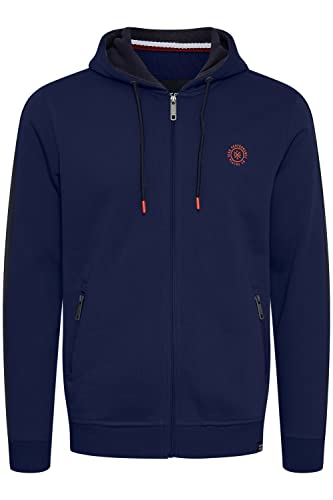 FQ1924 FQFenro Herren Sweatjacke Kapuzenjacke Hoodie mit Kapuze, Größe:XL, Farbe:Navy Peony (194029) von FQ1924