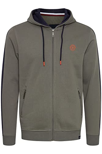 FQ1924 FQFenro Herren Sweatjacke Kapuzenjacke Hoodie mit Kapuze, Größe:XXL, Farbe:Dusty Olive (180515) von FQ1924