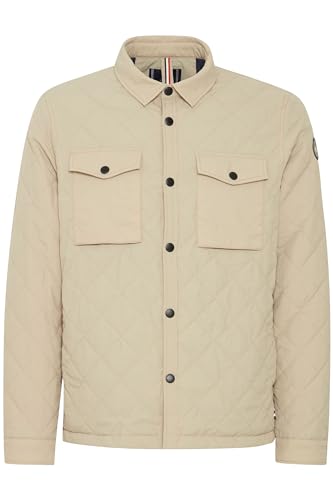 FQ1924 FQJacob Herren Steppjacke Jacke leicht wattiert Hemdkragen Regular fit, Größe:XXL, Farbe:Crockery (161104) von FQ1924