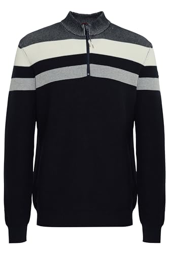 FQ1924 FQKyle Herren Troyer Strickpullover Pullover 100% Baumwolle Regular fit, Größe:XL, Farbe:Salute (194011) von FQ1924