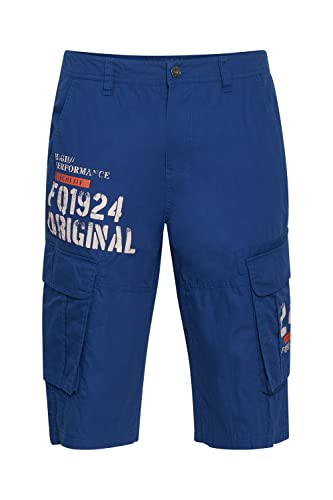 FQ1924 FQMael Herren Cargo Shorts Bermuda Kurze Hose mit Print Regular Fit, Größe:L, Farbe:Navy Peony (194029) von FQ1924