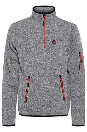 FQ1924 FQPontus Troyer Herren Sweatshirt Pullover Sweater mit Tasche am Arm, Größe:3XL, Farbe:Asphalt (190201) von FQ1924