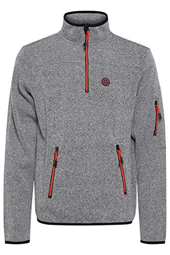 FQ1924 FQPontus Troyer Herren Sweatshirt Pullover Sweater mit Tasche am Arm, Größe:L, Farbe:Asphalt (190201) von FQ1924