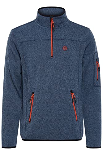 FQ1924 FQPontus Troyer Herren Sweatshirt Pullover Sweater mit Tasche am Arm, Größe:L, Farbe:Navy Blazer (193923) von FQ1924