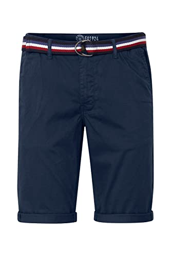 FQ1924 FQRover Herren Chino Shorts Bermuda Kurze Hose mit Stretch Regular Fit, Größe:M, Farbe:Navy Blazer (193923) von FQ1924