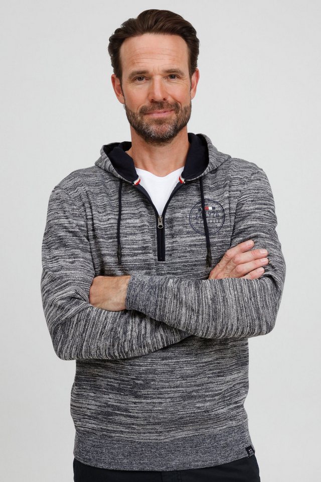 FQ1924 Hoodie FQGunar Kapuzenpullover mit kleinem Reißverschluss von FQ1924