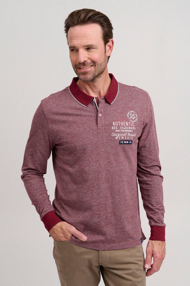 FQ1924 Langarmshirt FQPeder Modisches Langarmshirt mit Polokragen von FQ1924