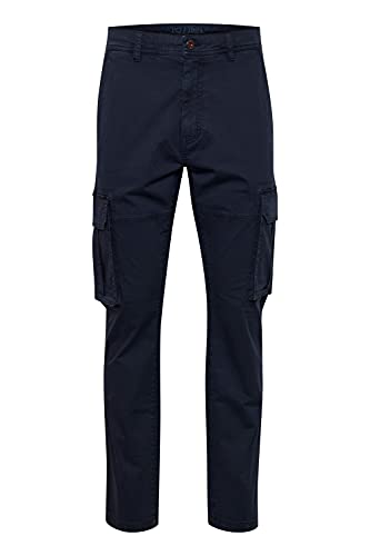 FQ1924 Logan Herren Cargohose Lange Hose aus Baumwolle mit Stretch-Anteil Regular Fit, Größe:XXL, Farbe:Navy Blazer (193923) von FQ1924