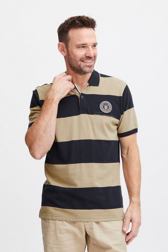 FQ1924 Poloshirt FQ1924 FQPeter stripe polo shirt w badge von FQ1924