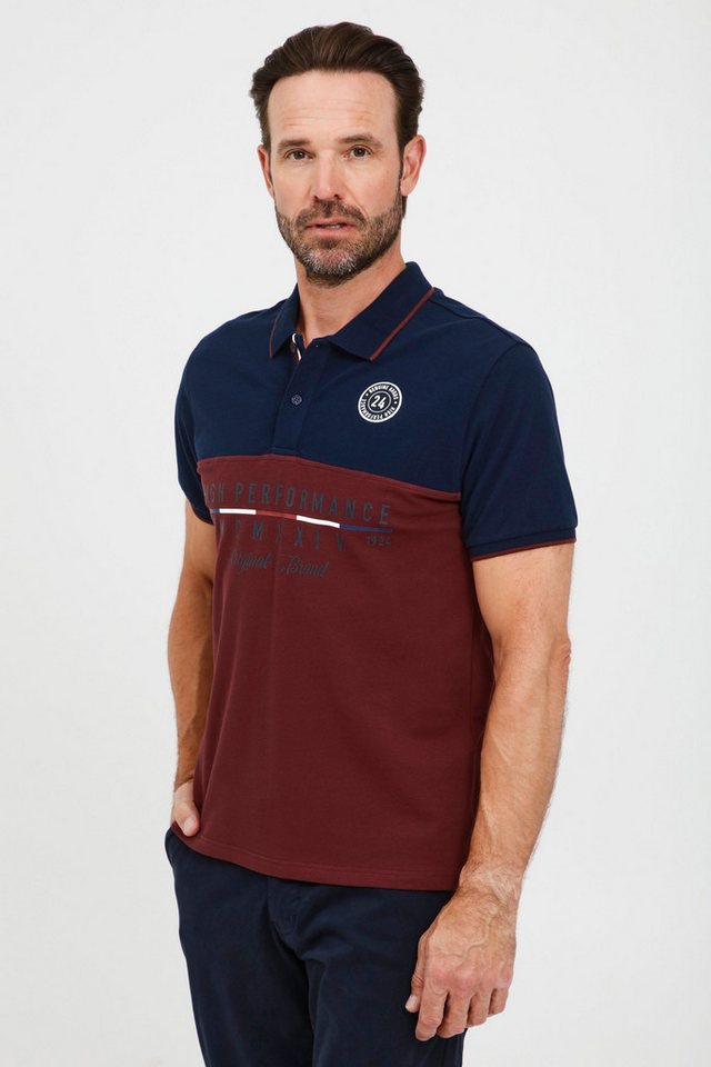 FQ1924 Poloshirt FQReynir Klassisches Poloshirt mit modernem Print von FQ1924