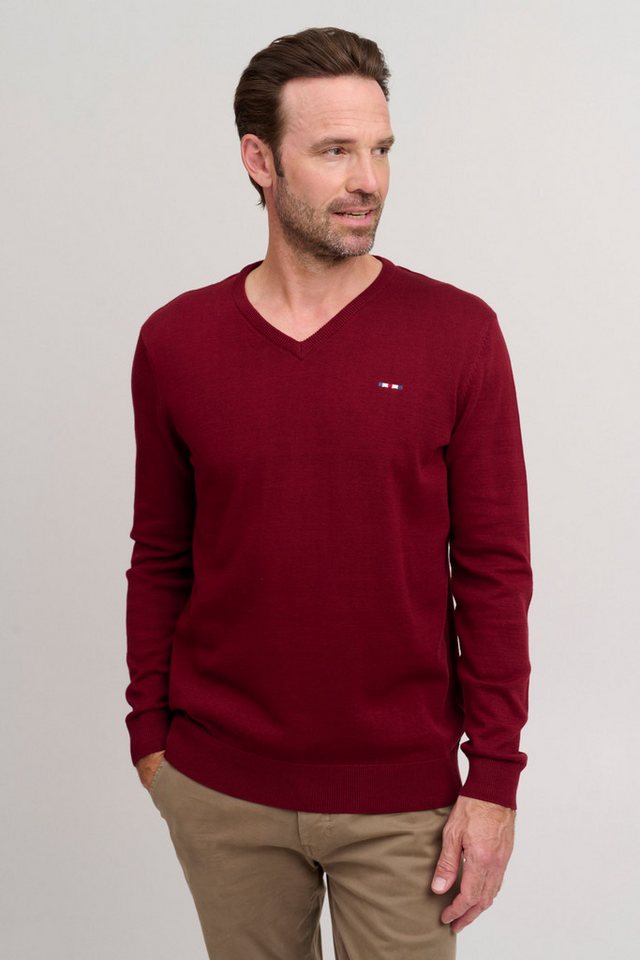 FQ1924 Strickpullover FQFynjard Strickpullover mit V-Ausschnitt von FQ1924