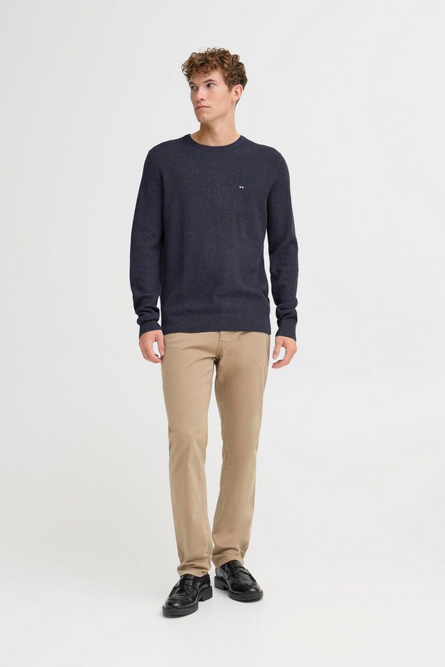 FQ1924 Strickpullover FQGRANBY STRUCTURE CREW NECK Eleganter Strickpullover von FQ1924