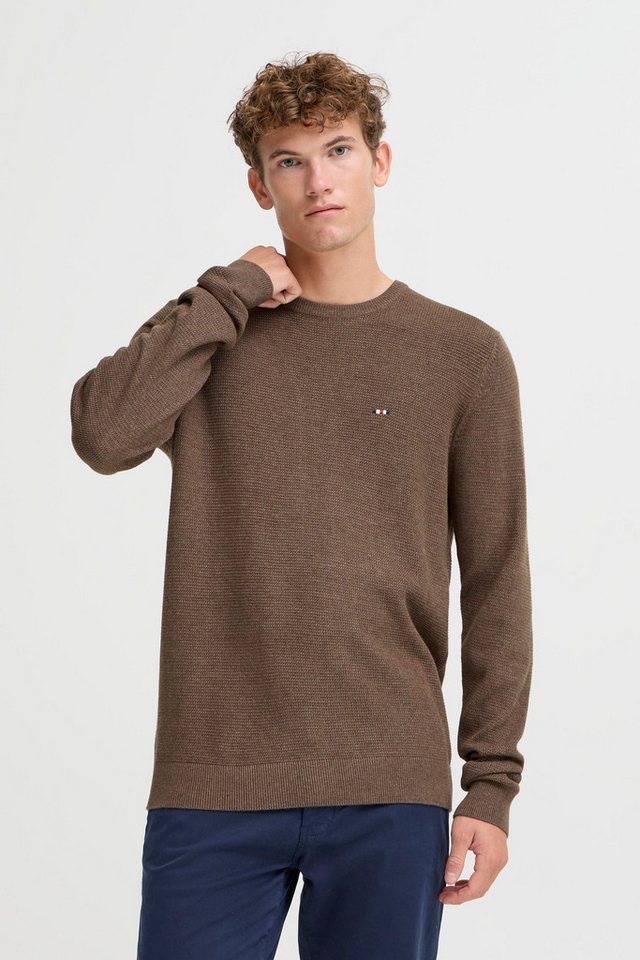 FQ1924 Strickpullover FQGRANBY STRUCTURE CREW NECK Eleganter Strickpullover von FQ1924