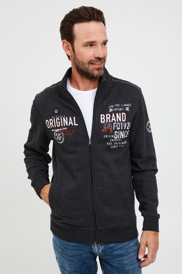 FQ1924 Sweatjacke FQLenne 21900108-ME Sportliche Sweatjacke mit Stehkragen von FQ1924