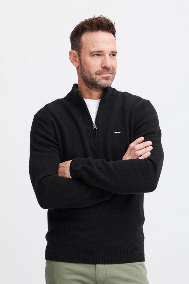 FQ1924 Troyer KyleFQ Halfzip Lammwolle-Pullover mit Troyer-Kragen von FQ1924