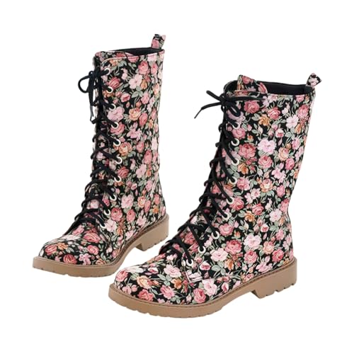FQLGJMY Damen Knie High Roman Cut Out Gladiator Sandalen Sommer Casual Knöchelgurt offene Zehe atmungsaktive Rücken Reißverschluss niedrigen Absatz Sandalen FQLGJMY Damen Knie High Roman Cut Out Gladiator Sandalen Sommer Casual Knöchelgurt offene Zehe atmungsaktive Rücken Reißverschluss niedrigen Absatz Sandalen von FQLGJMY