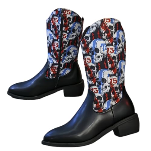 FQLGJMY Damen Knie High Roman Cut Out Gladiator Sandalen Sommer Casual Knöchelgurt offene Zehe atmungsaktive Rücken Reißverschluss niedrigen Absatz Sandalen von FQLGJMY