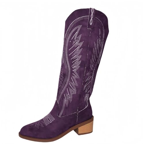 FQLGJMY Damen Knie High Roman Cut Out Gladiator Sandalen Sommer Casual Knöchelgurt offene Zehe atmungsaktive Rücken Reißverschluss niedrigen Absatz Sandalen von FQLGJMY