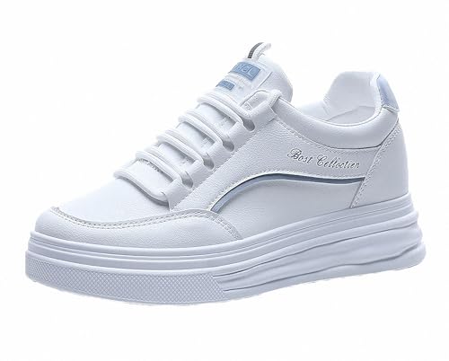 FQLGJMY Plateau-Sneaker Für Damen Canvas Klobige Dünne Sohle Niedriger Schnitt Atmungsaktiv Langlebig Aufzugsschuhe Bunt Vielseitig Modisch Lässig Frühling Herbst Reisen Gehen Alltag von FQLGJMY