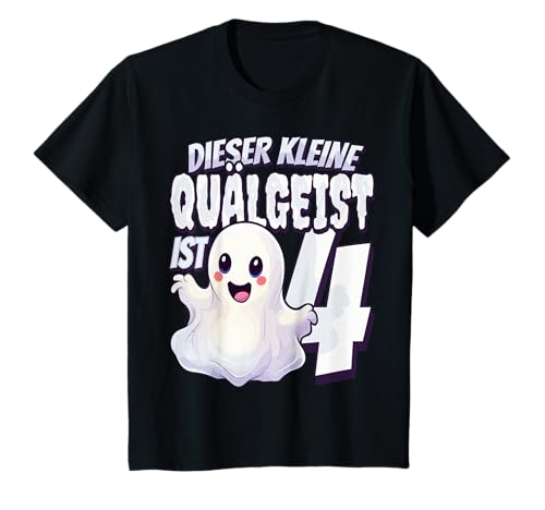 Kinder Dieser kleine Quälgeist ist 4 - vier Jahre - 4. Geburtstag T-Shirt Kinder Dieser kleine Quälgeist ist 4 - vier Jahre - 4. Geburtstag T-Shirt von FR Geburtstagsgeschenke für kleine Gespenst