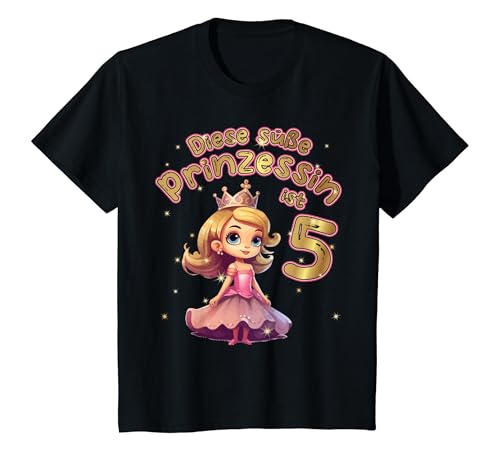 Kinder Diese kleine Prinzessin ist 5 - 5. Geburtstag Mädchen T-Shirt Kinder Diese kleine Prinzessin ist 5 - 5. Geburtstag Mädchen T-Shirt von FR Geburtstagsgeschenke für kleine Prinzessinnen