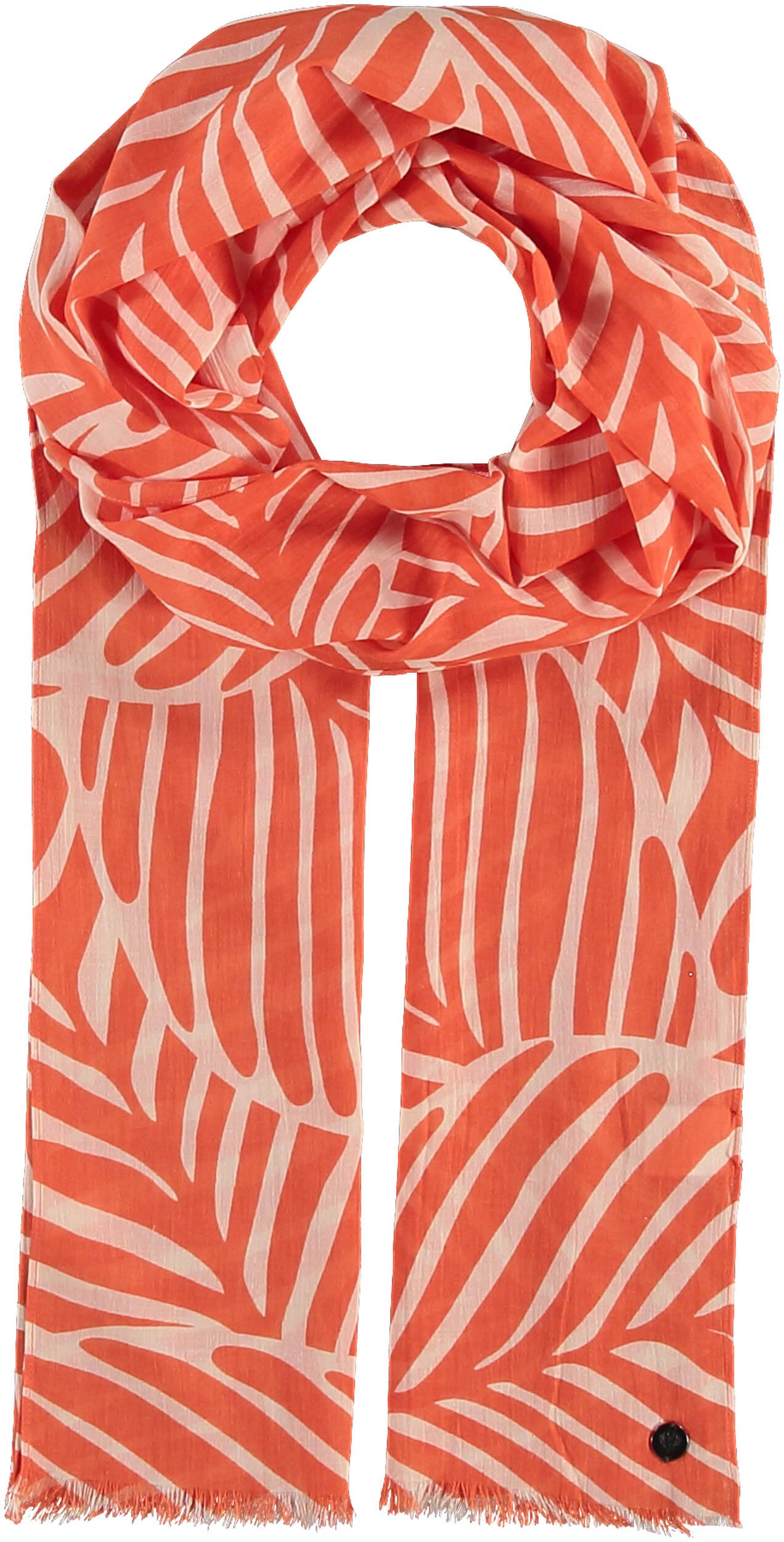 FRAAS - The Scarf Company - Schal Baumwolle Schal exotic orange - Gr. - OS von FRAAS - The Scarf Company