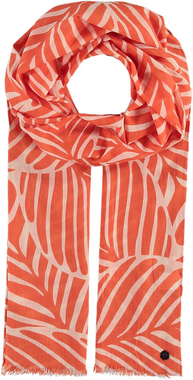 FRAAS - The Scarf Company - Schal Baumwolle Schal exotic orange - Gr. - OS von FRAAS - The Scarf Company