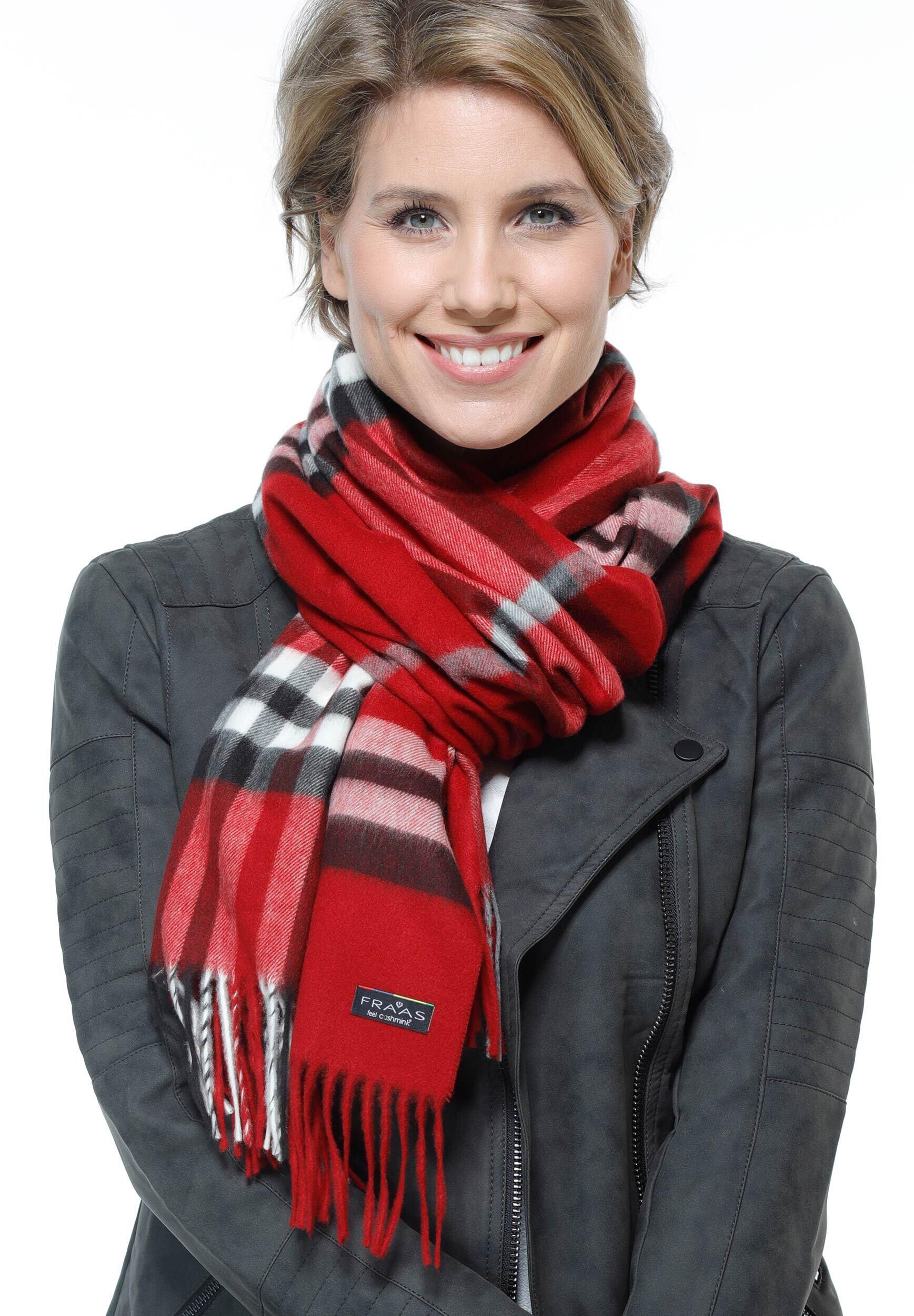 FRAAS - The Scarf Company - Schal Cashmink Schal true red - Gr. - OS von FRAAS - The Scarf Company