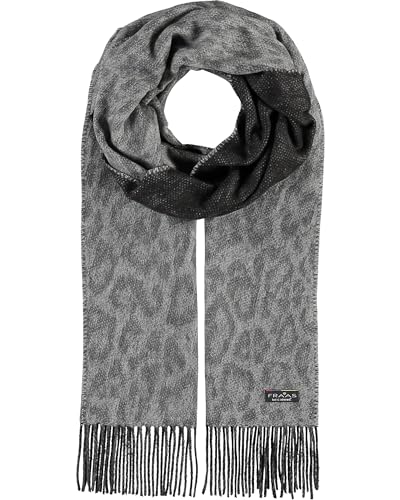 FRAAS Cashmink-Schal im Animal-Style - 35 x 200 cm - Made in Germany für Damen Schwarz von FRAAS