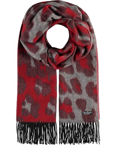 FRAAS Cashmink-Schal im Animal-Style - 56 x 200 cm - Made in Germany für Damen Rot von FRAAS