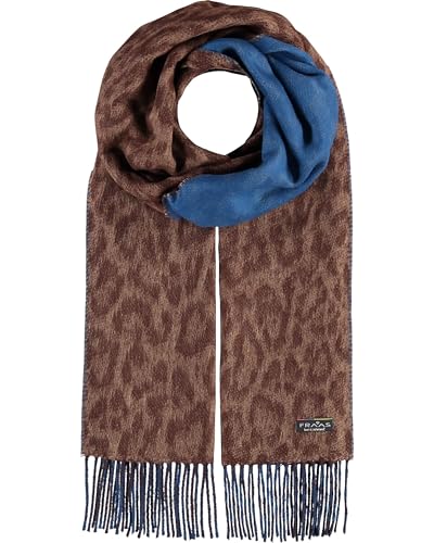 FRAAS Cashmink-Schal im Animal-Style - 35 x 200 cm - Made in Germany für Damen Royal Blue von FRAAS