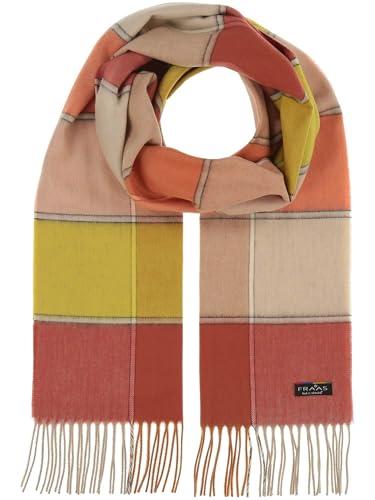 FRAAS Cashmink Schal 35 x 200 cm - Weicher als Kaschmir - Made in Germany - Block-Karo Schal für Damen - Perfekt für Herbst und Winter Spice Route von FRAAS