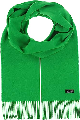 FRAAS Cashmink Schal 35 x 200 cm - Weicher als Kaschmir - Made in Germany - Schal einfarbig für Damen und Herren - Perfekt für Herbst und Winter Cyber Green von FRAAS