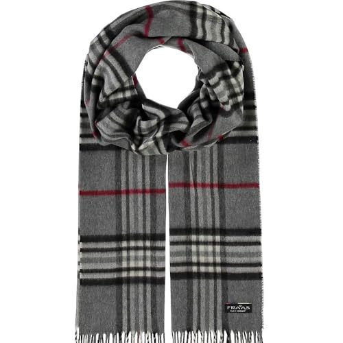 FRAAS Cashmink Schal 35 x 200 cm - Weicher als Kaschmir - Schal kariert für Damen und Herren - Perfekt für Herbst und Winter Brushed Nickel von FRAAS