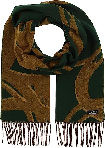 FRAAS Cashmink Schal 35 x 200 cm - Weicher als Kaschmir - Made in Germany - Schal mit Kreisen für Damen und Herren - Perfekt für Herbst und Winter Racing Green von FRAAS