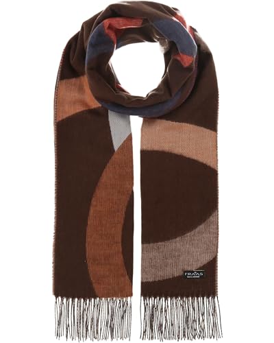 FRAAS Cashmink Schal 56 x 200 cm - Weicher als Kaschmir - Made in Germany - Schal mit Kreis- Design für Damen - Perfekt für Herbst und Winter Royal Blue von FRAAS